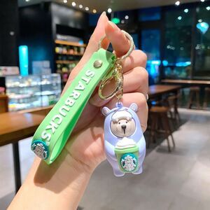NWOT Starbucks Bearista Keychain